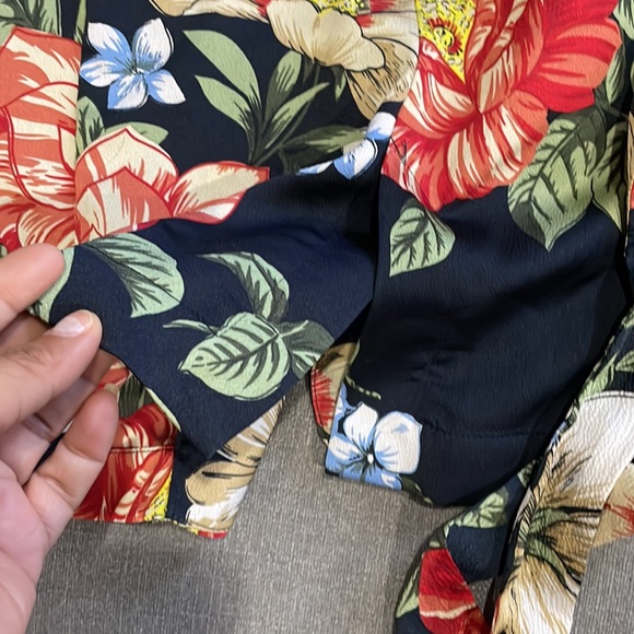 Zara Black Floral Print Open Blazer with option Tie Belt - Picture 9 of 15